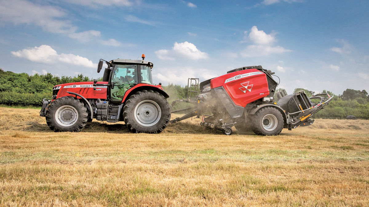 Massey Ferguson RB 4160P Protec combo baler